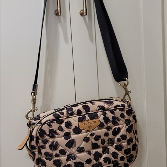 Twelvelittle Handbags - Twelvelittle Black and Cream Crossbody Bag